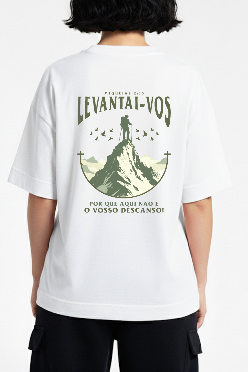 Camiseta Heavy Boxy Dois ou Mais - Levantai