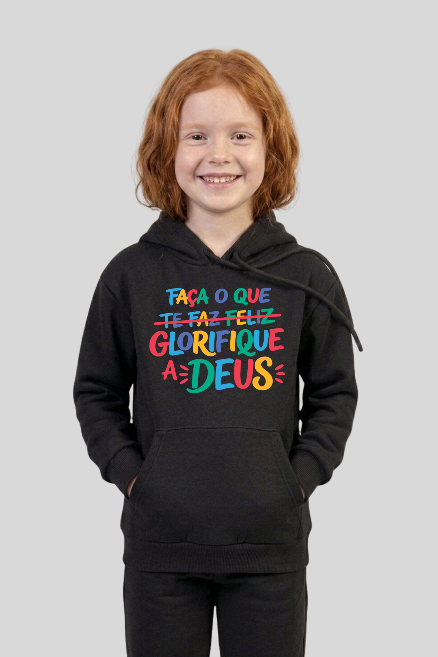 Moletom Infantil Canguru Dois ou Mais - Glorifique
