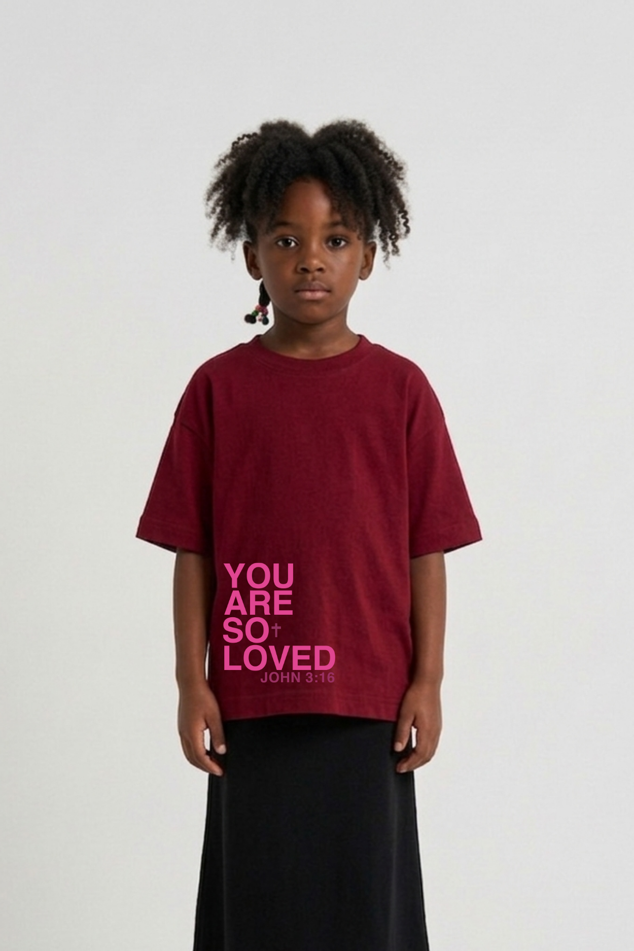 Camiseta Oversized Infantil Dois ou Mais - SO LOVED