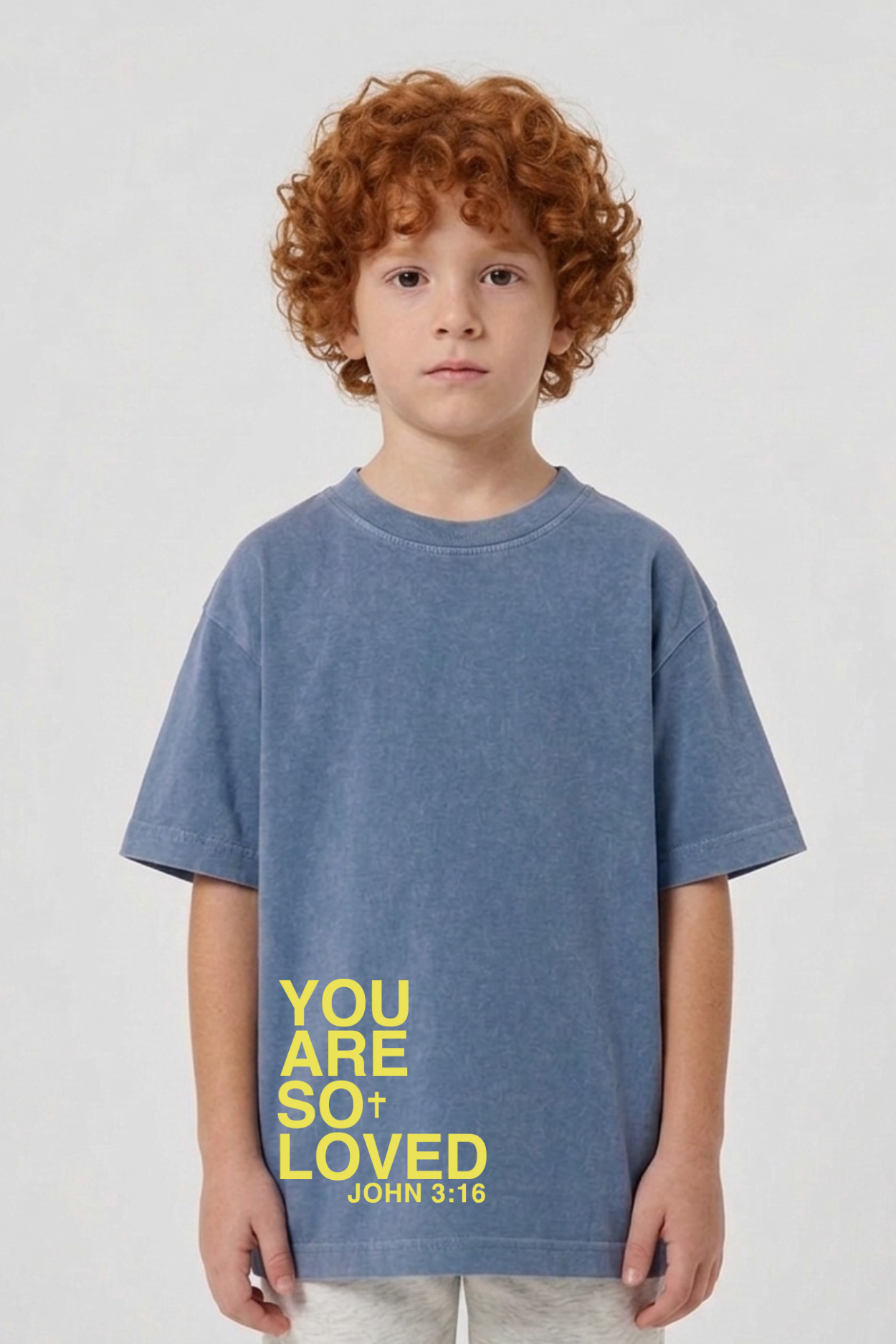 Camiseta Oversized Infantil Dois ou Mais - SO LOVED