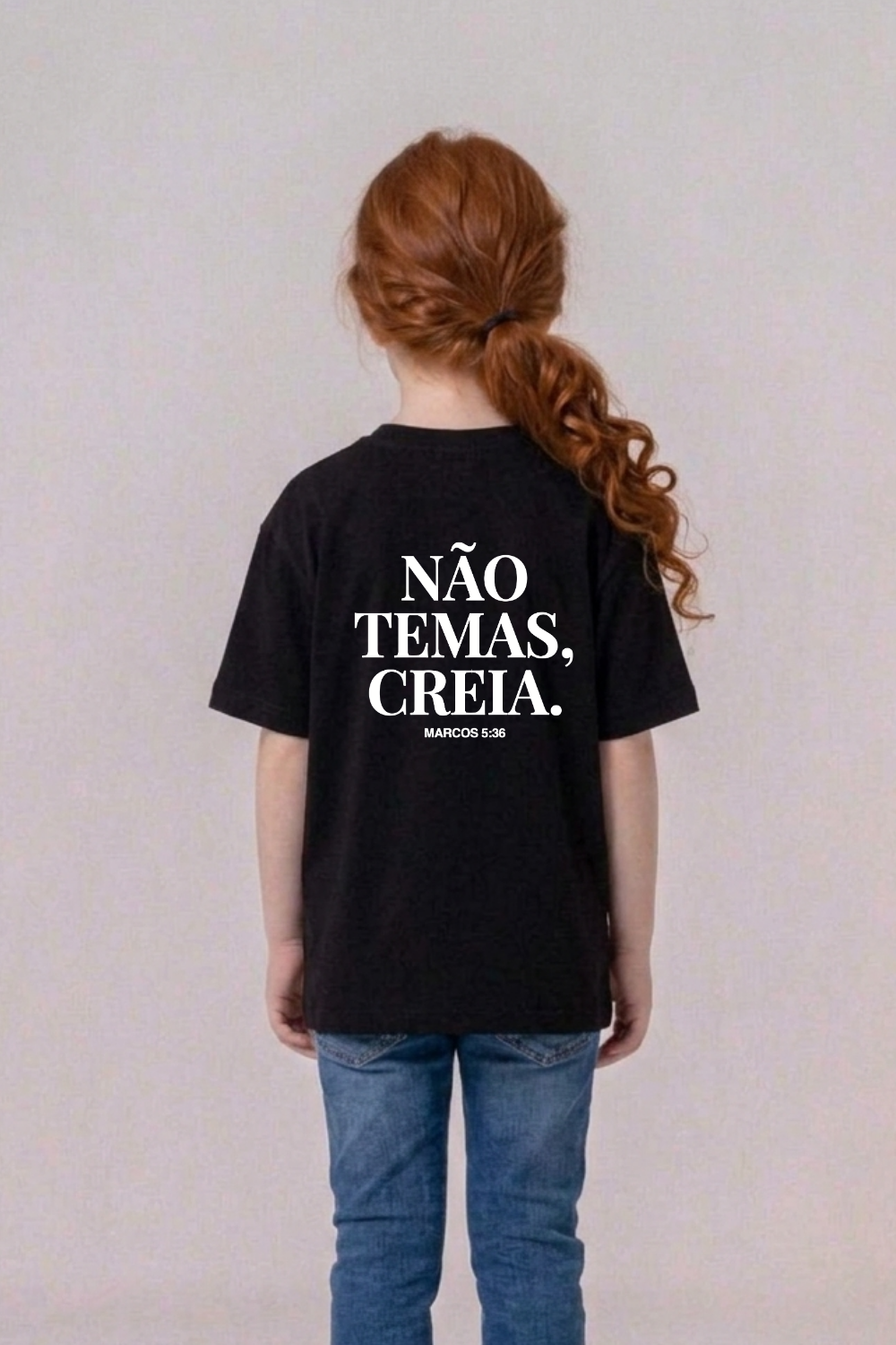 Camiseta Infantil Oversized Dois Ou Mais - Não Temas