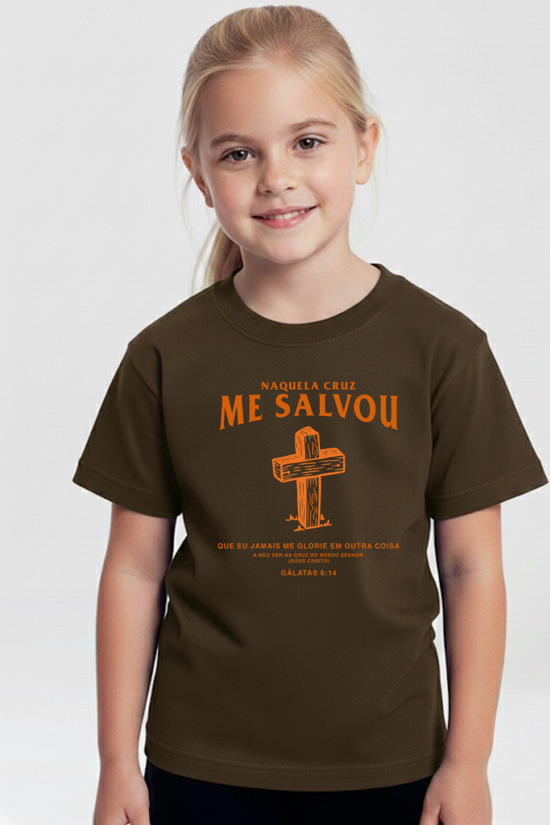 Camiseta Basic Infantil Dois ou Mais - Me Salvou