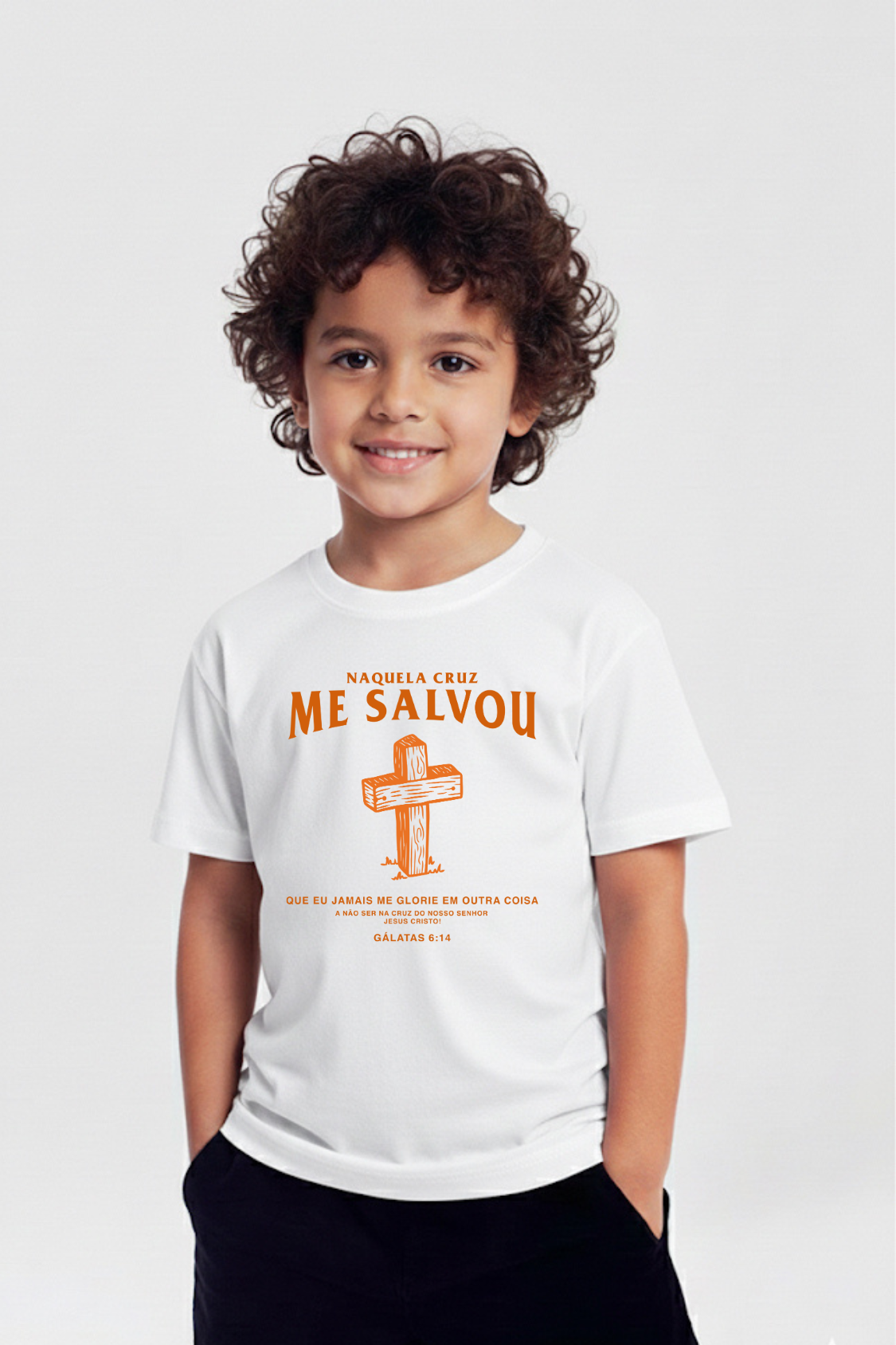 Camiseta Basic Infantil Dois ou Mais - Me Salvou