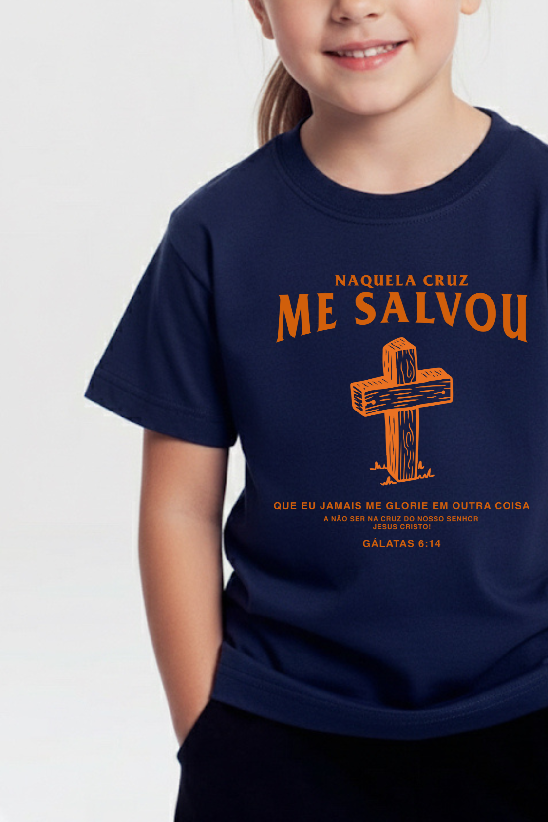 Camiseta Basic Infantil Dois ou Mais - Me Salvou