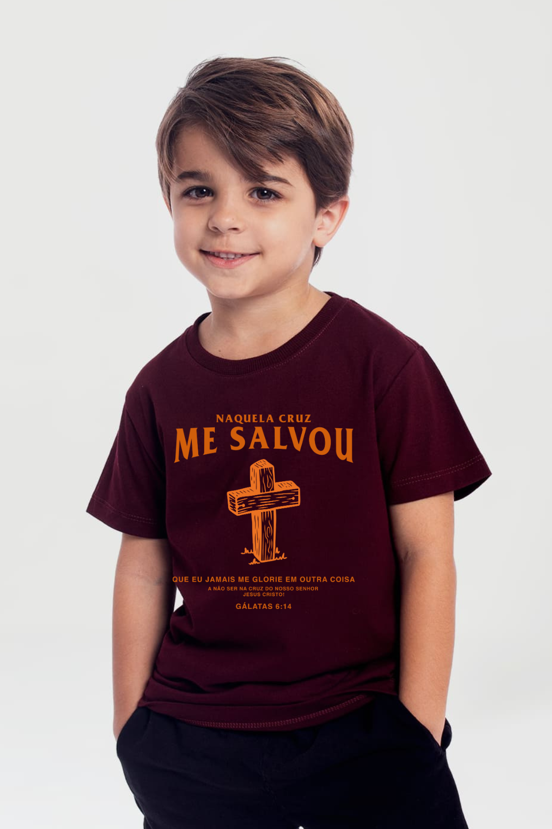 Camiseta Basic Infantil Dois ou Mais - Me Salvou
