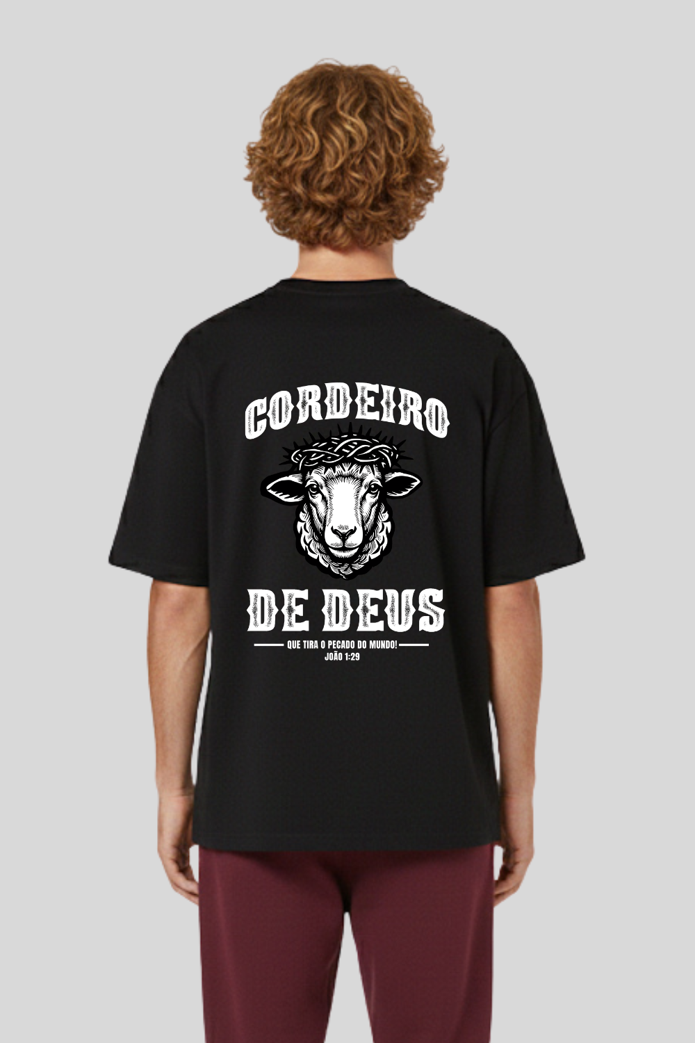 Camiseta Oversized Heavy Dois ou Mais - CORDEIRO