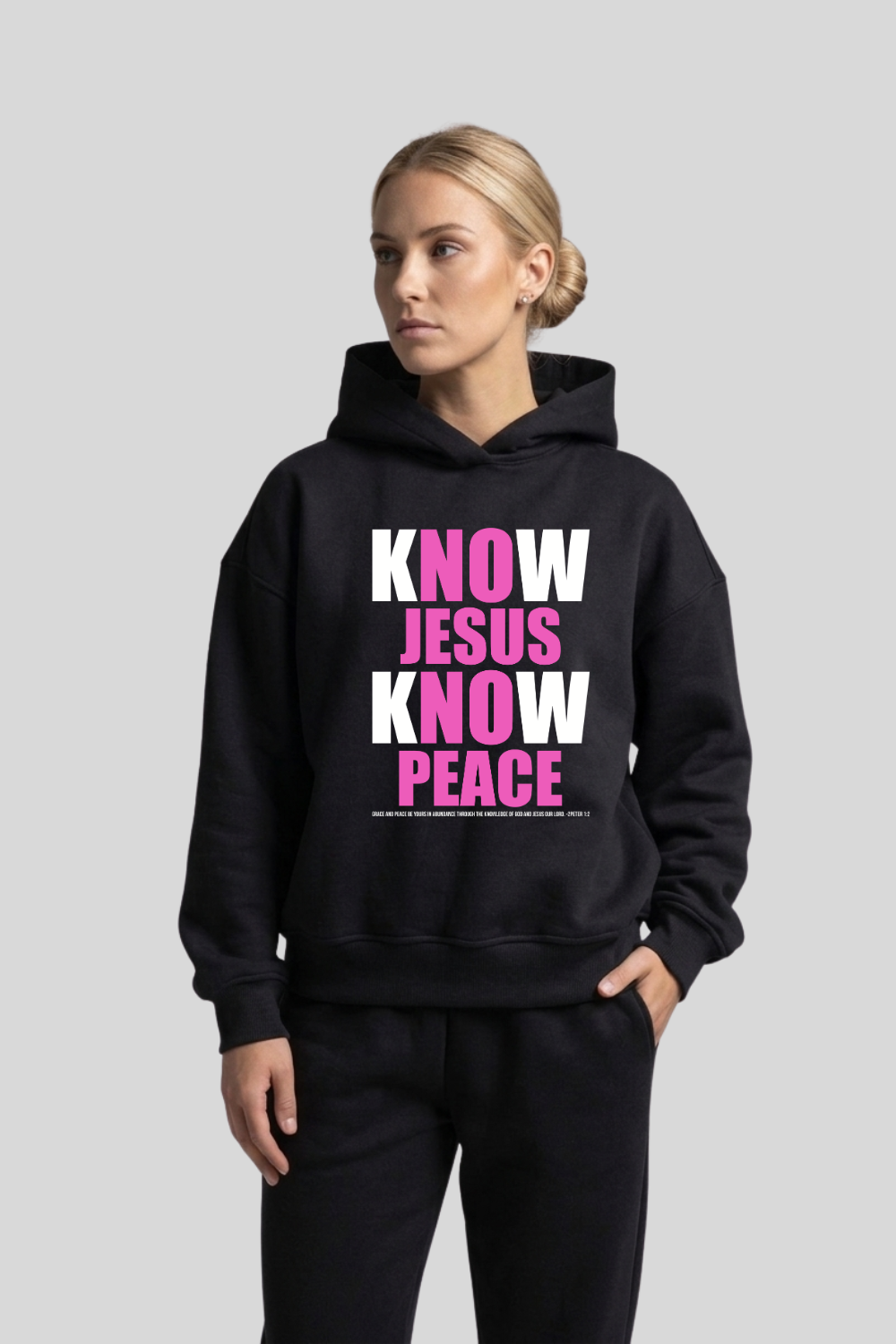 Moletom Premium Boxy Dois ou Mais - Know Jesus