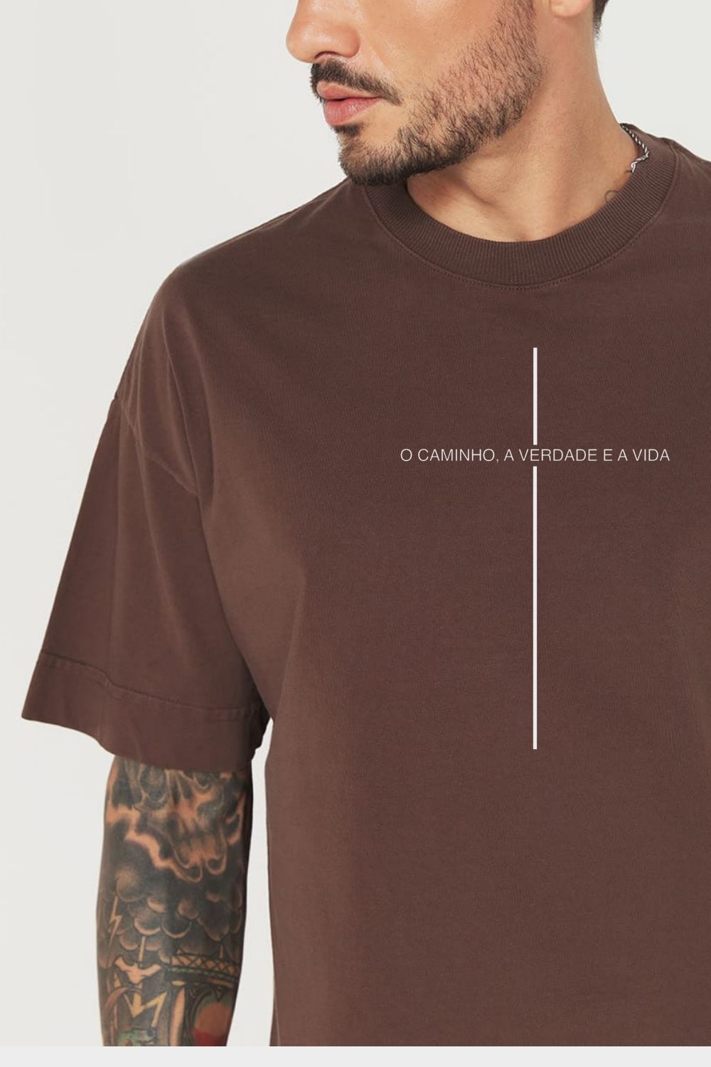 Camiseta Oversized Heavy Dois ou Mais - Cruz