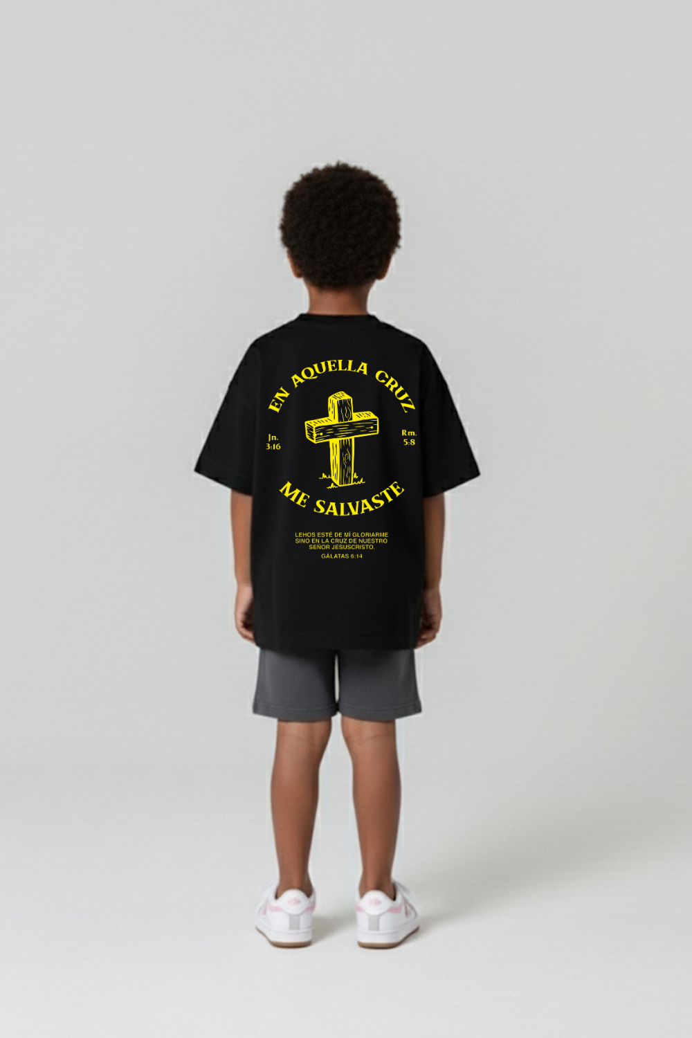 Camiseta Oversized Infantil Dois ou Mais - Me Salvaste