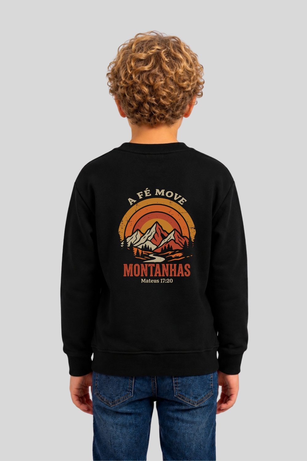 Moletom Infantil Careca Dois ou Mais - A fé move