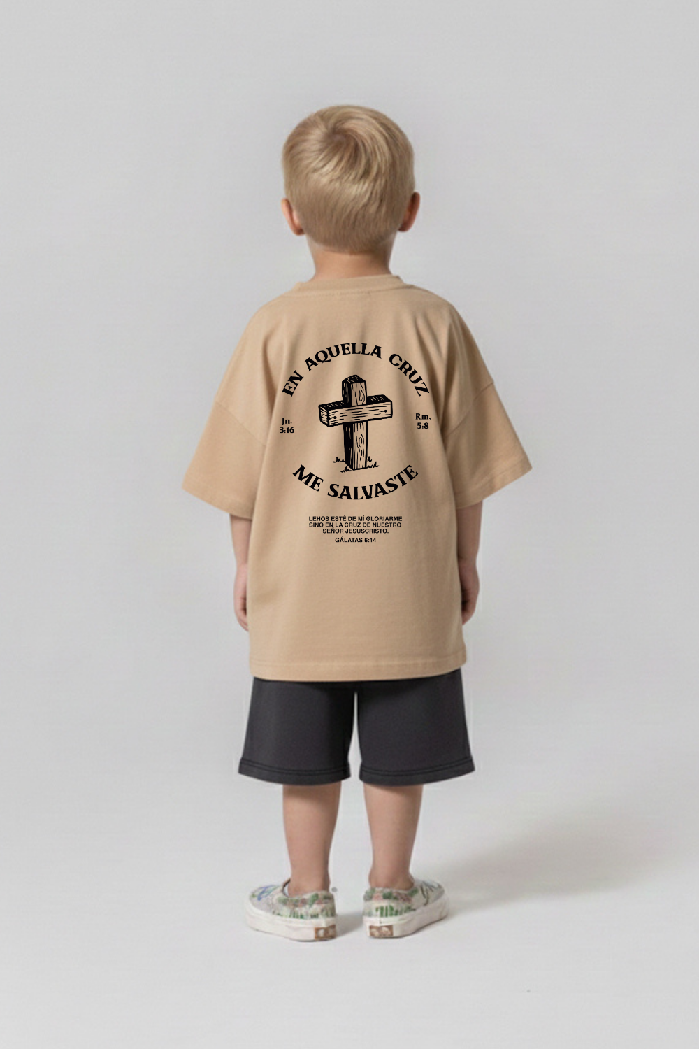 Camiseta Oversized Infantil Dois ou Mais - Me Salvaste