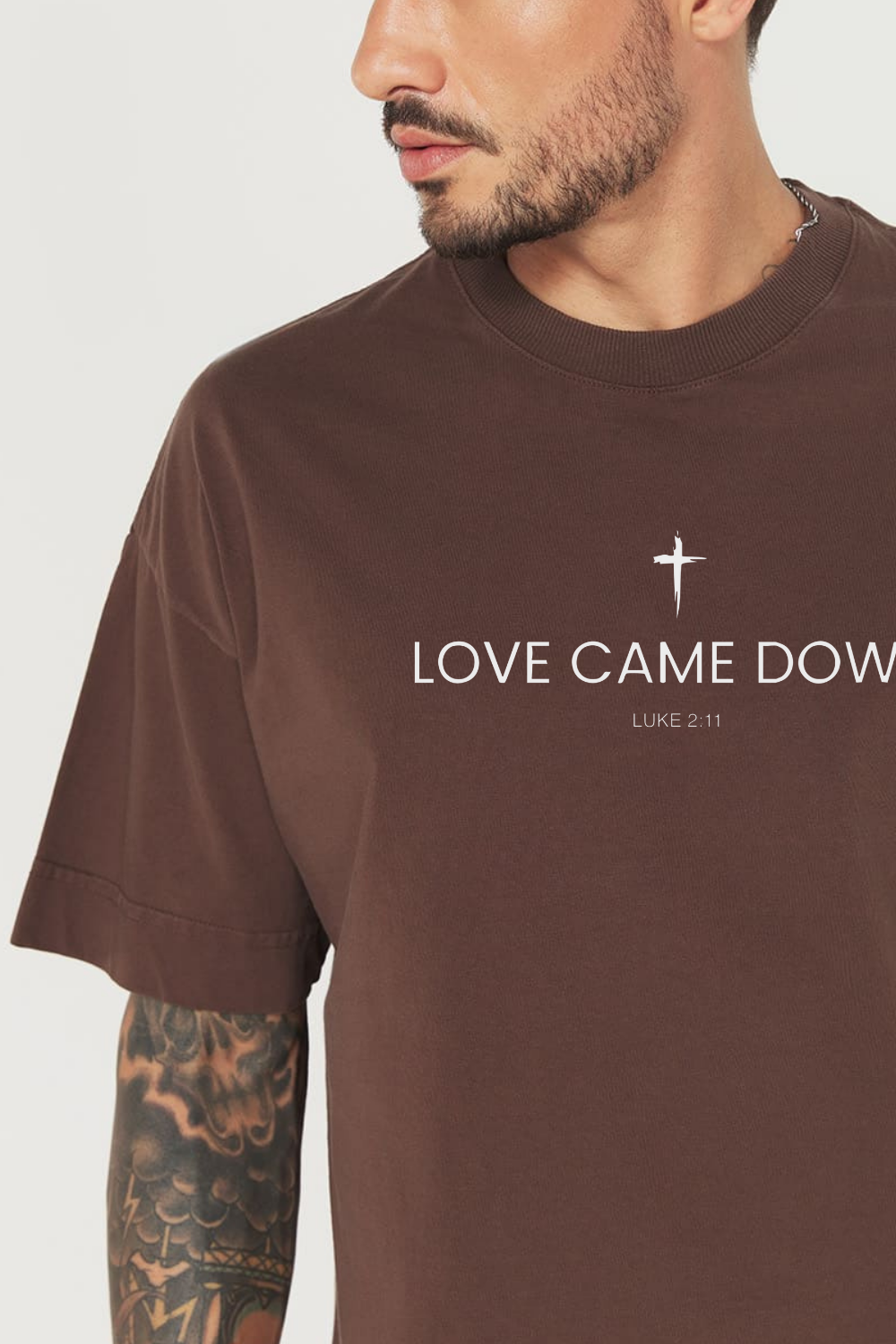 Camiseta Oversized Heavy Dois ou Mais - Love Came Down