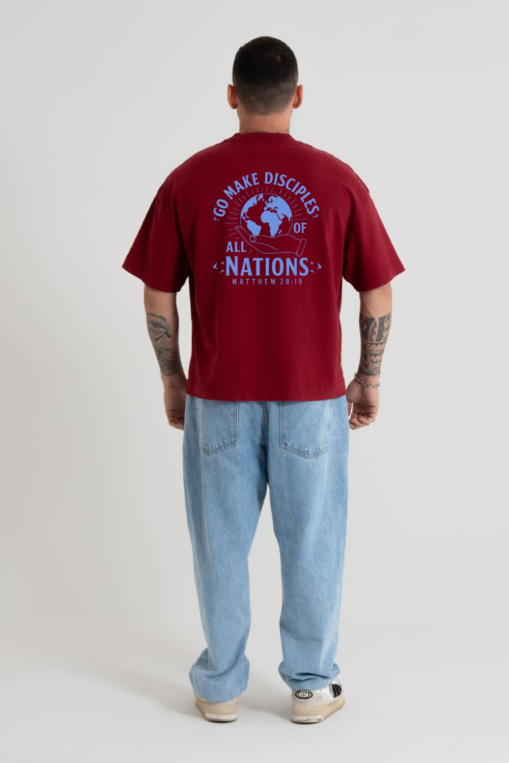 Camiseta Heavy Boxy Dois ou Mais - Disciples