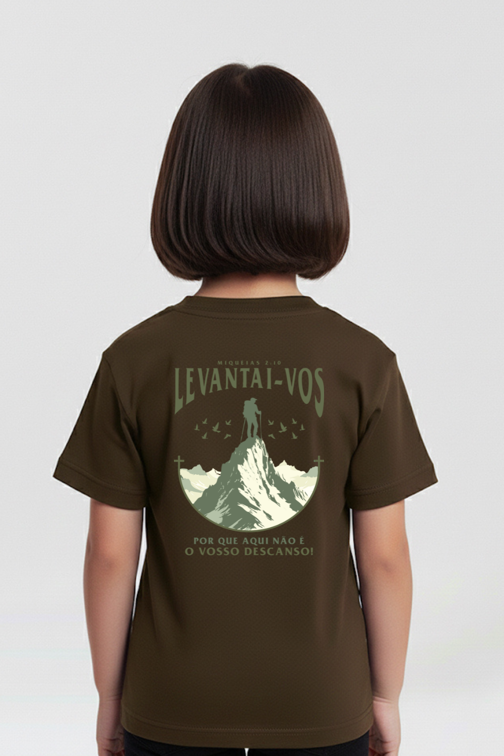Camiseta Basic Infantil Dois ou Mais - Levantai