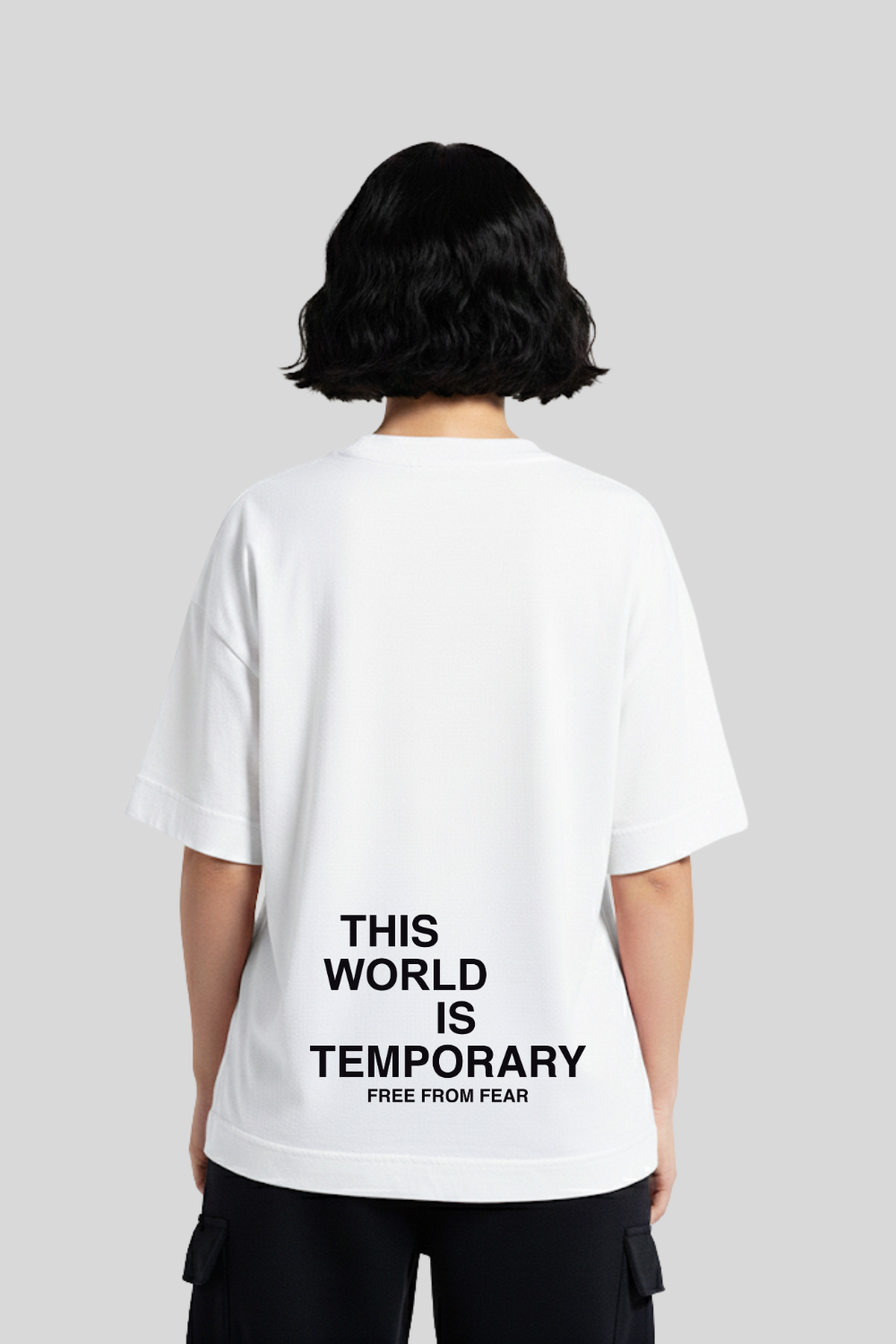 Camiseta Heavy Boxy Dois ou Mais - This World