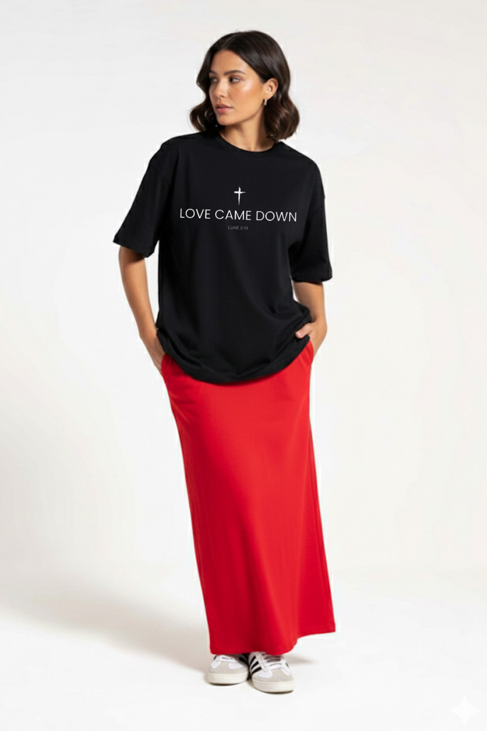 Camiseta Oversized Heavy Dois ou Mais - Love Came Down