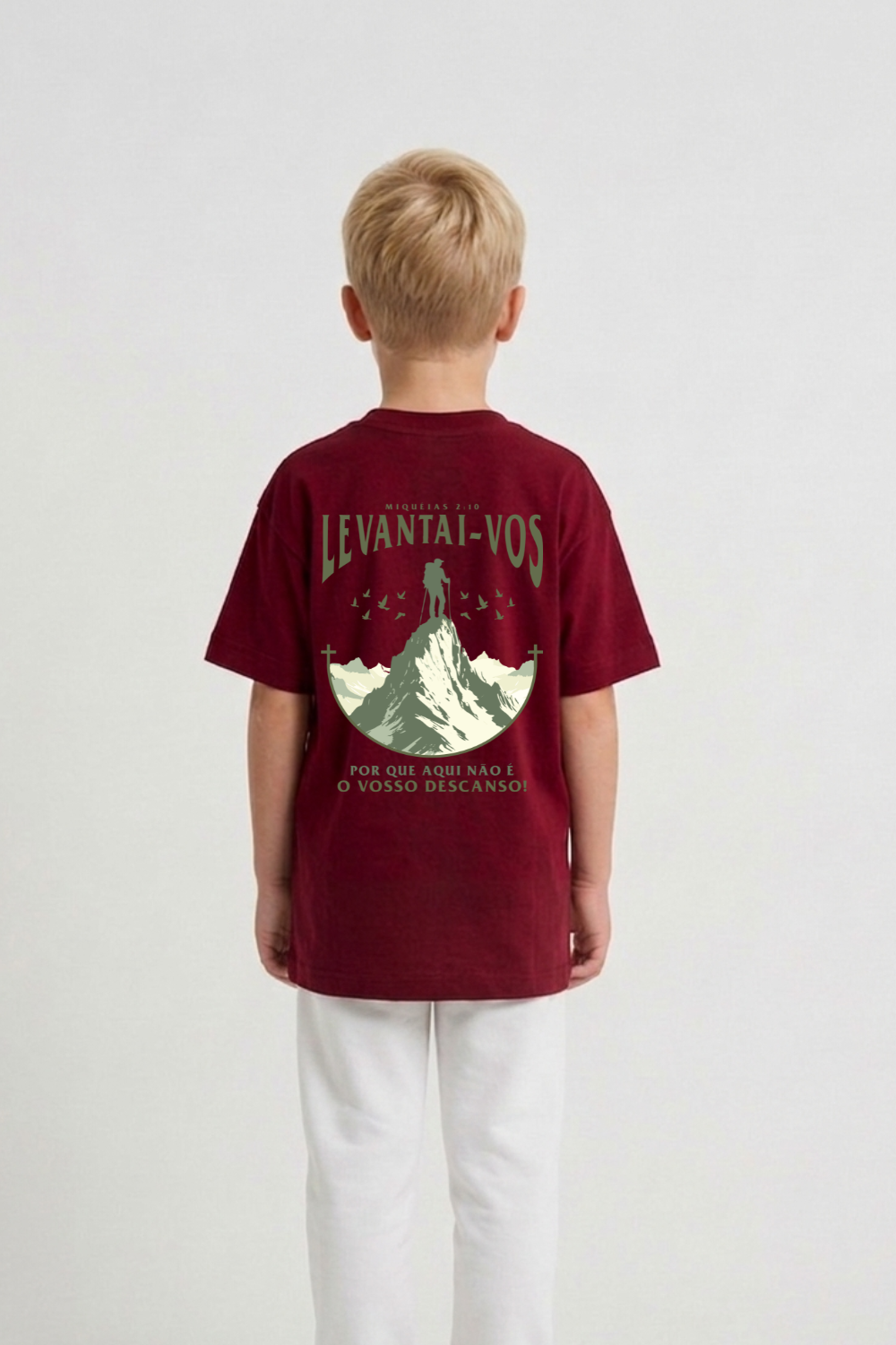 Camiseta Oversized Infantil Dois ou Mais - Levantai
