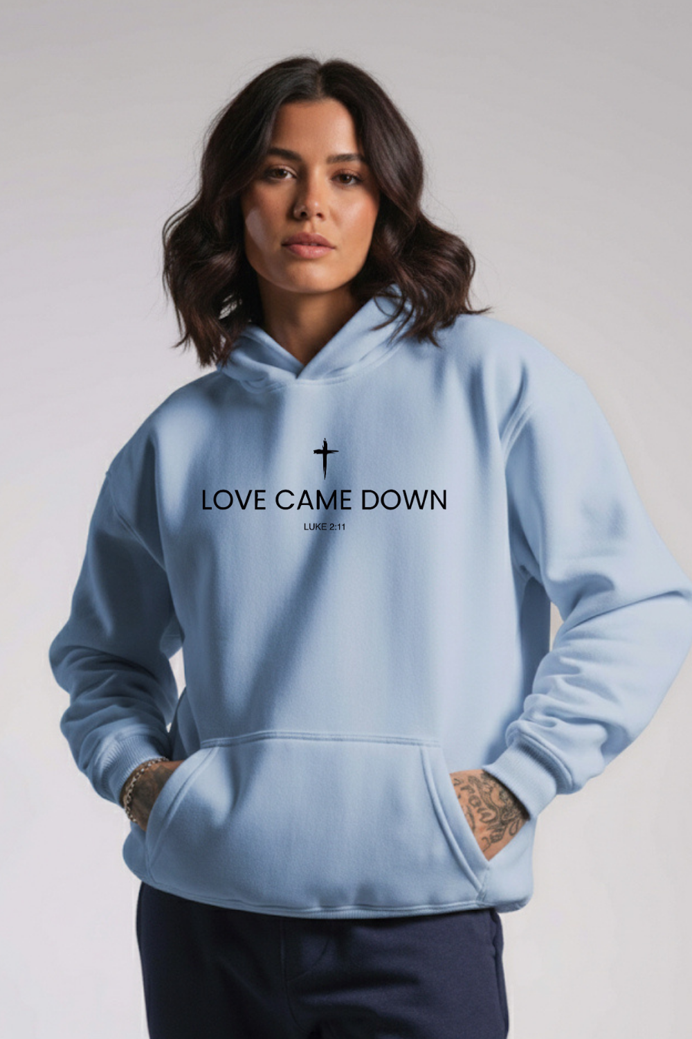 Moletom Premium Oversized Dois ou Mais - Love Came Down