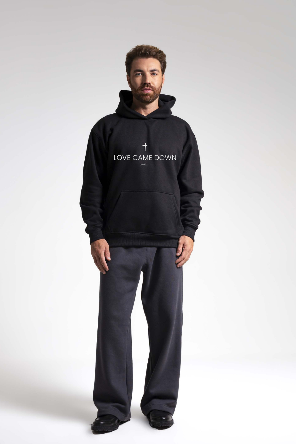 Moletom Premium Oversized Dois ou Mais - Love Came Down