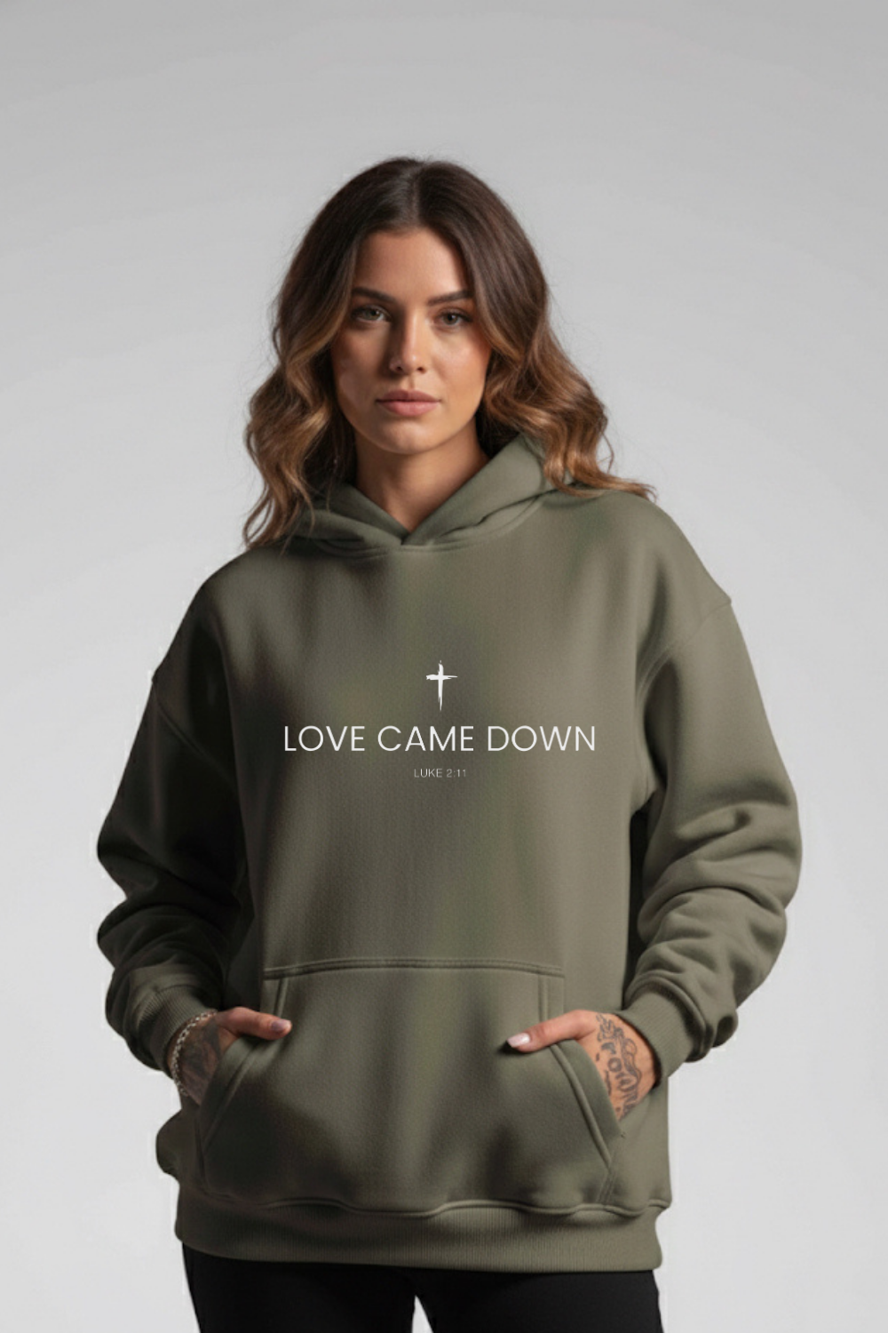 Moletom Premium Oversized Dois ou Mais - Love Came Down