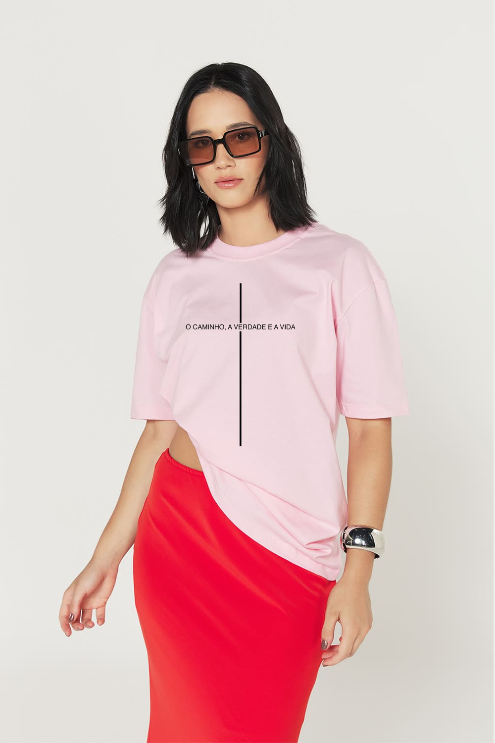 Camiseta Basic Streetwear Dois ou Mais - Cruz