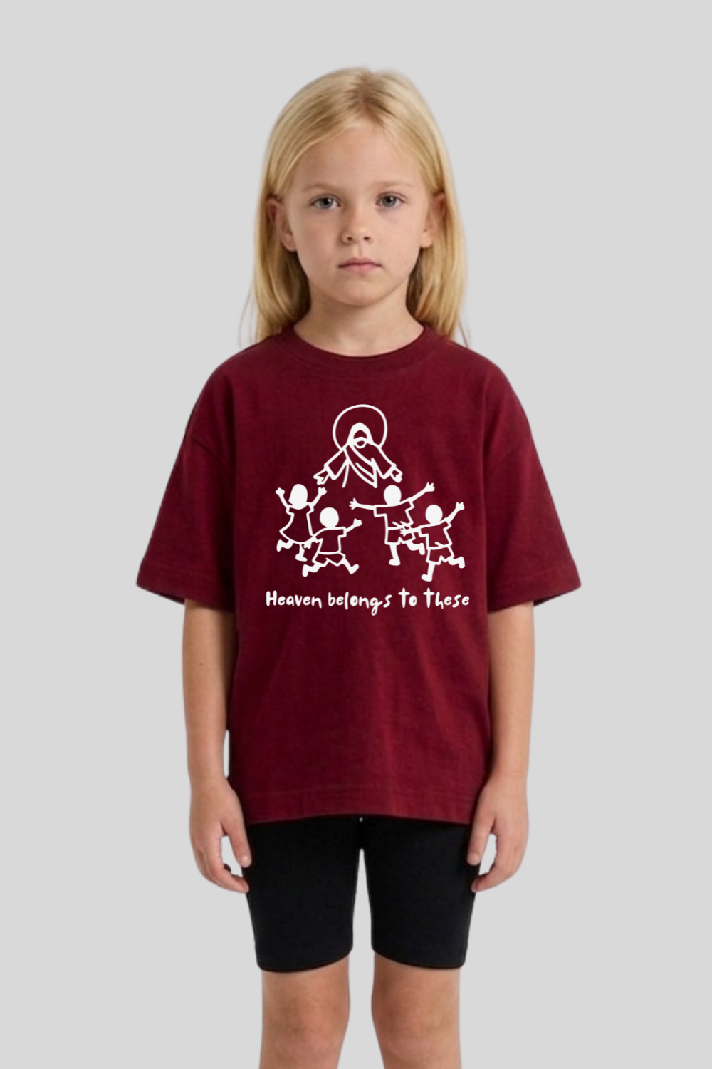 Camiseta Oversized Infantil Dois ou Mais - Heaven Belongs
