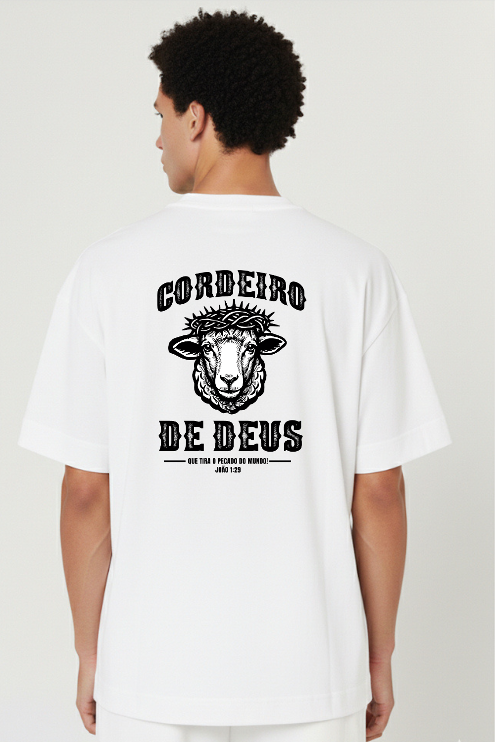 Camiseta Oversized Heavy Dois ou Mais - CORDEIRO