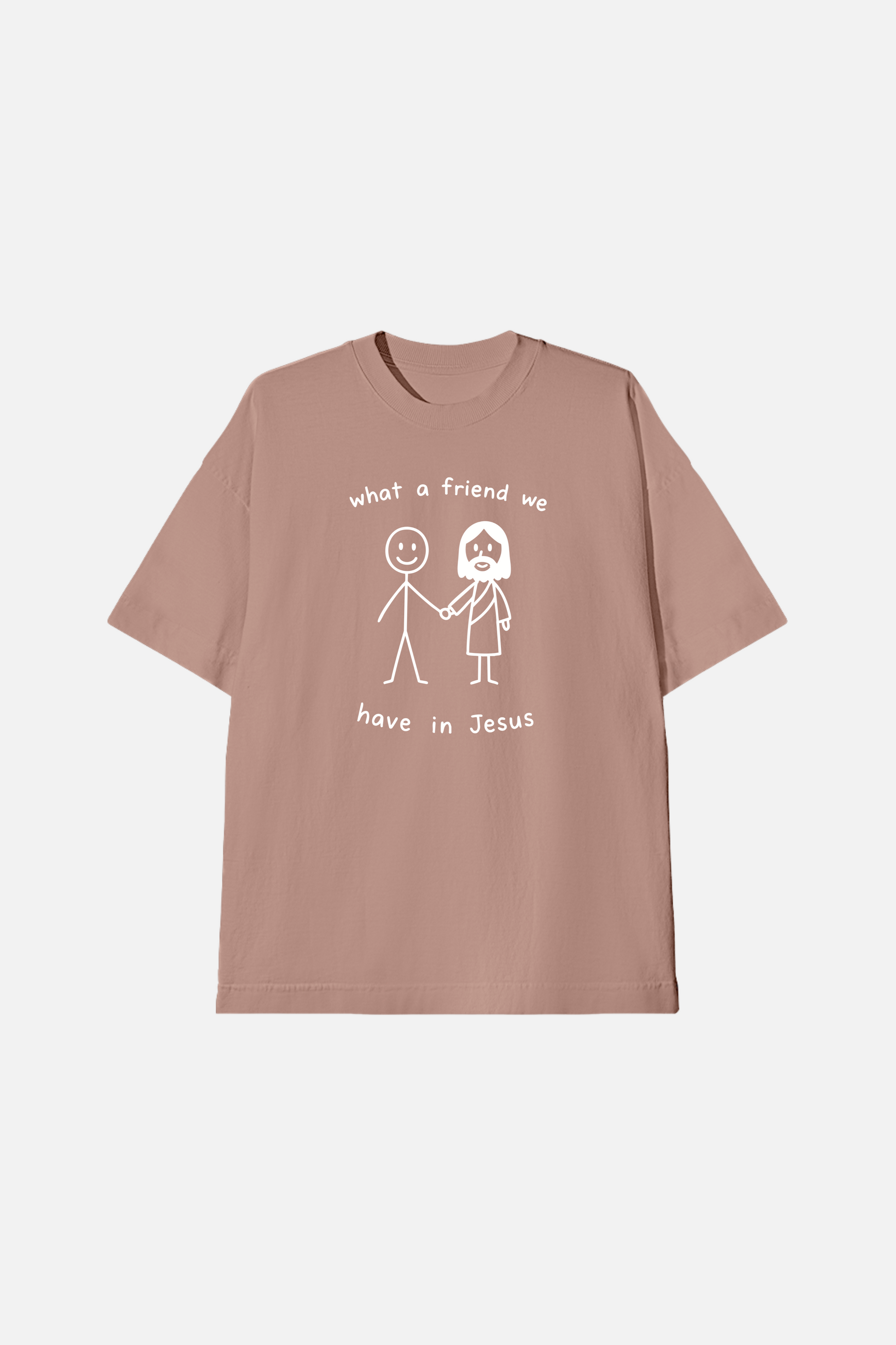 Camiseta Oversized Infantil Dois ou Mais - What a Friend