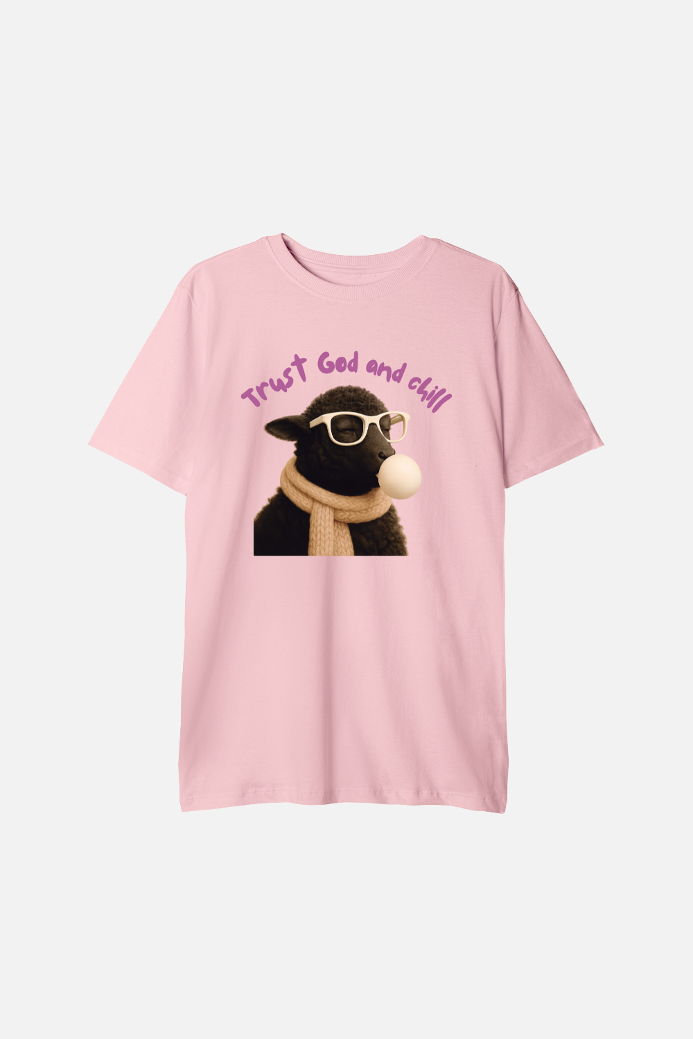 Camiseta Basic Infantil Dois ou Mais - Trust God