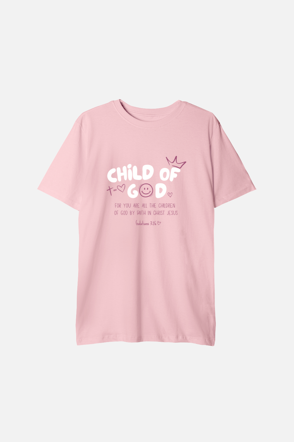 Camiseta Basic Infantil Dois ou Mais - Child Of God