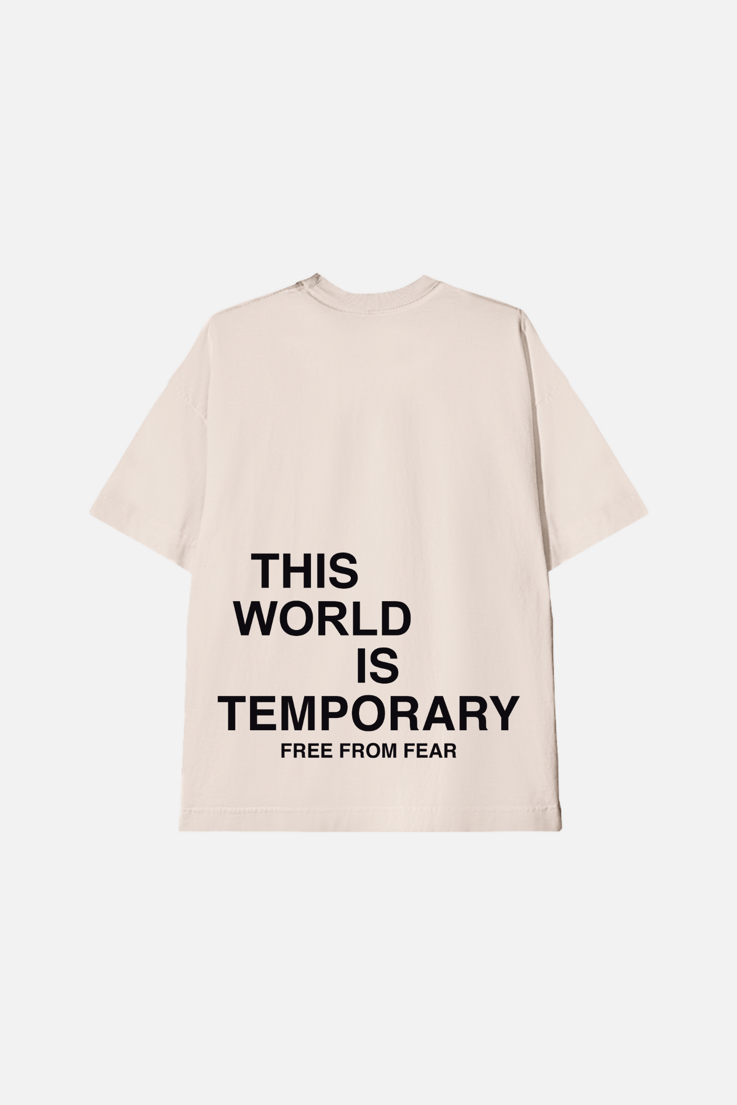 Camiseta Oversized Infantil Dois ou Mais -This World