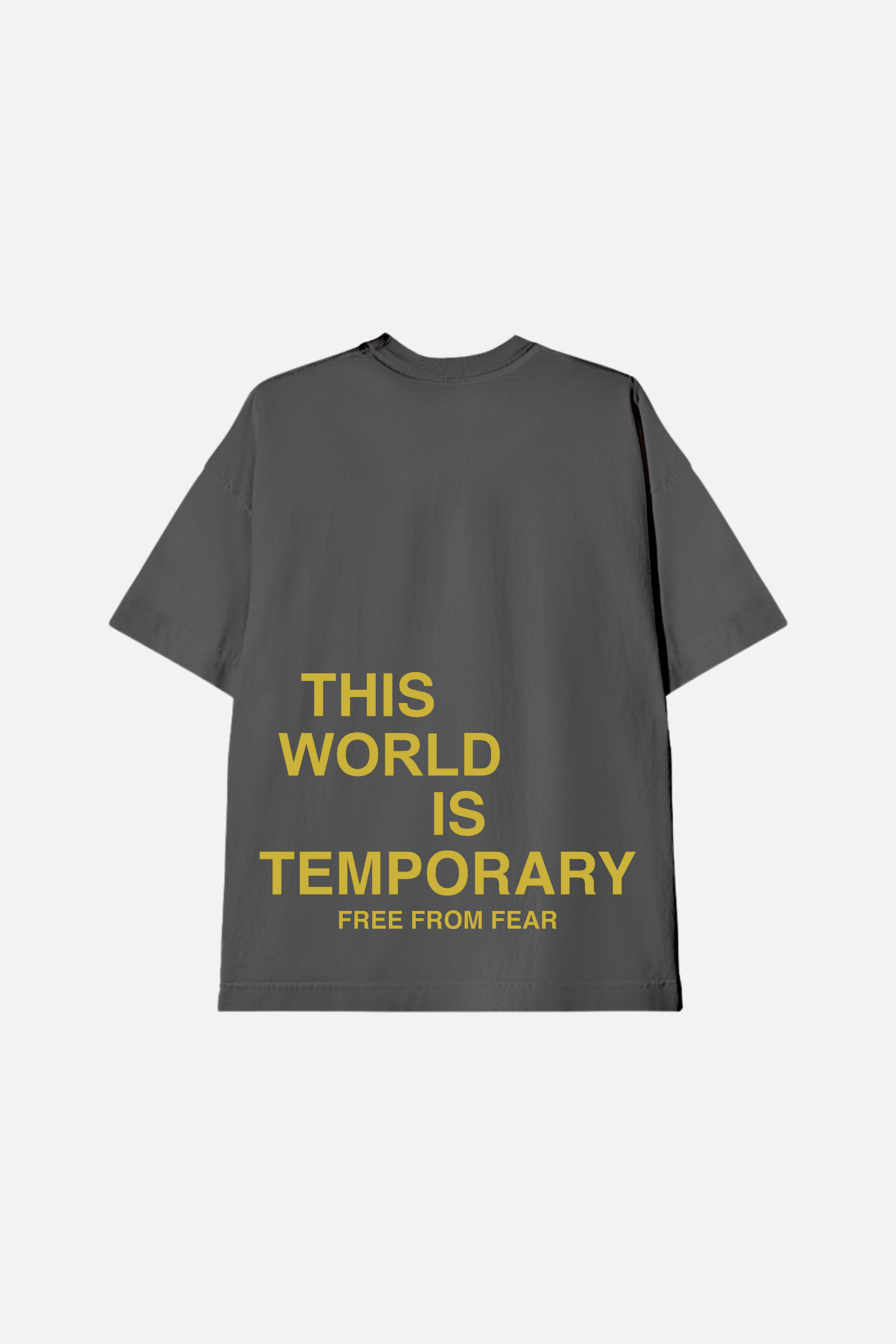 Camiseta Oversized Infantil Dois ou Mais -This World