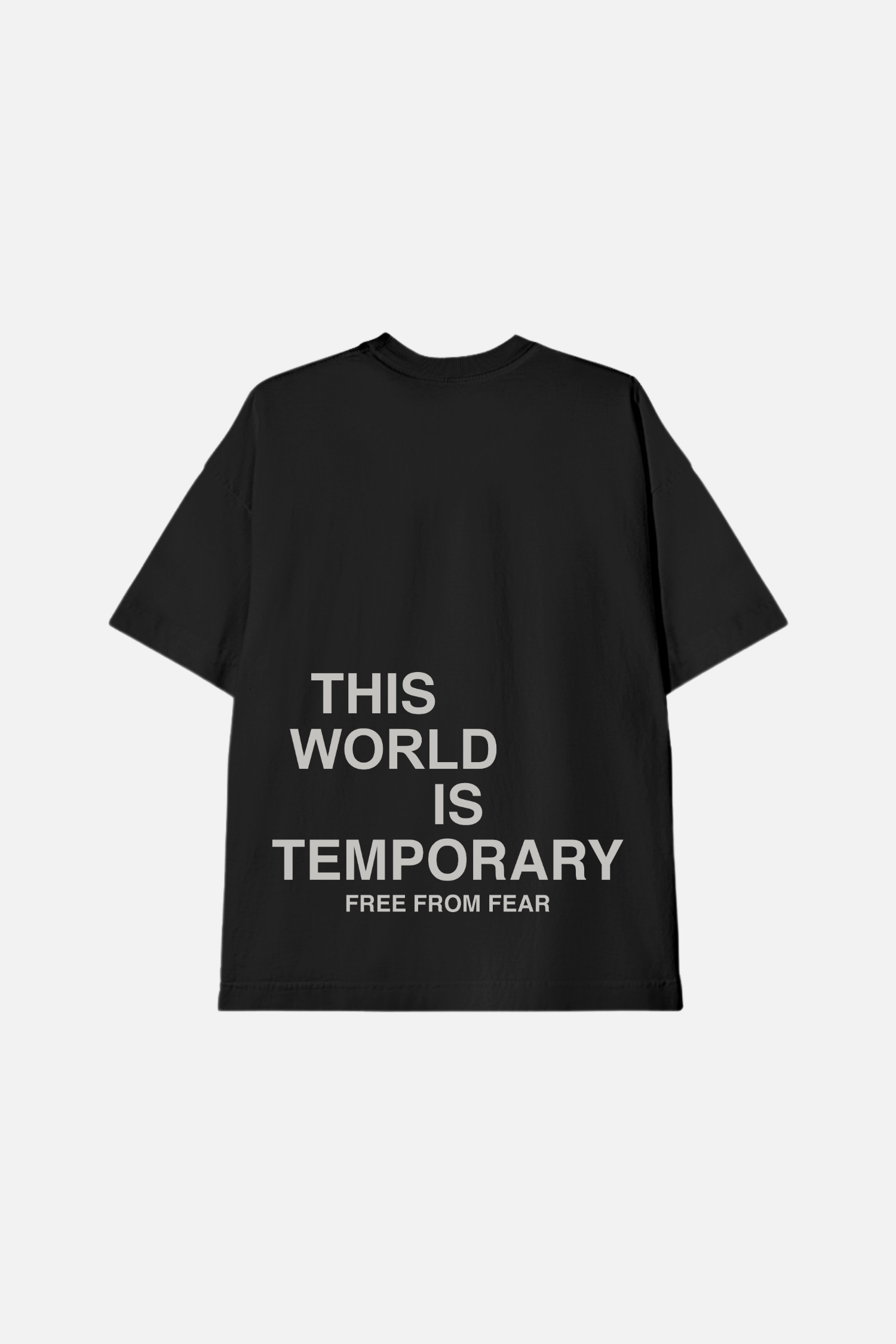 Camiseta Oversized Infantil Dois ou Mais -This World