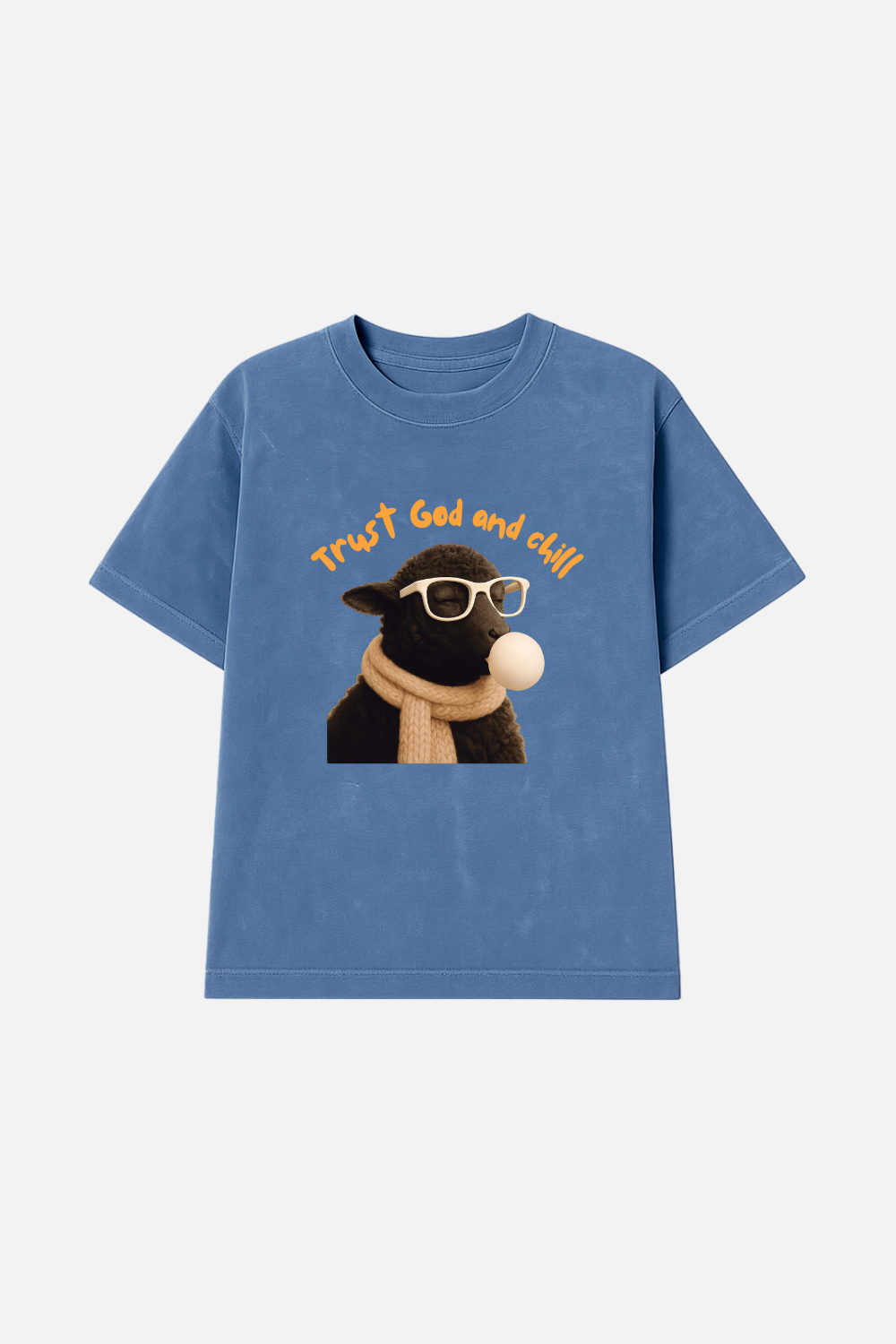 Camiseta Oversized Infantil Dois ou Mais - Trust God