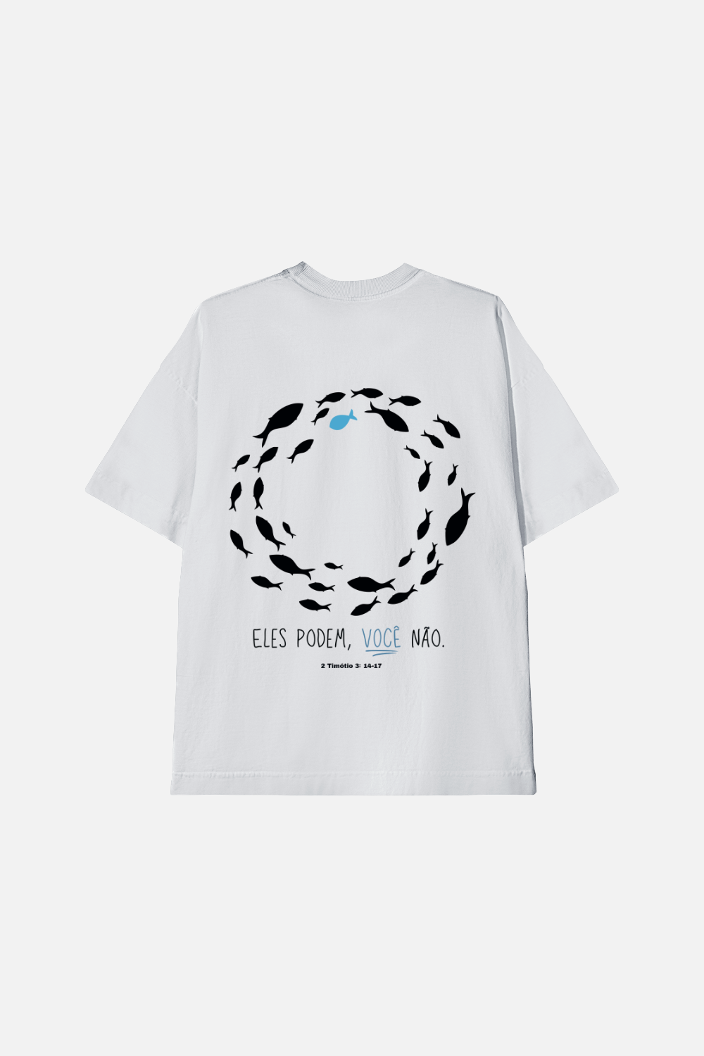 Camiseta Oversized Heavy Dois ou Mais - Eles Podem