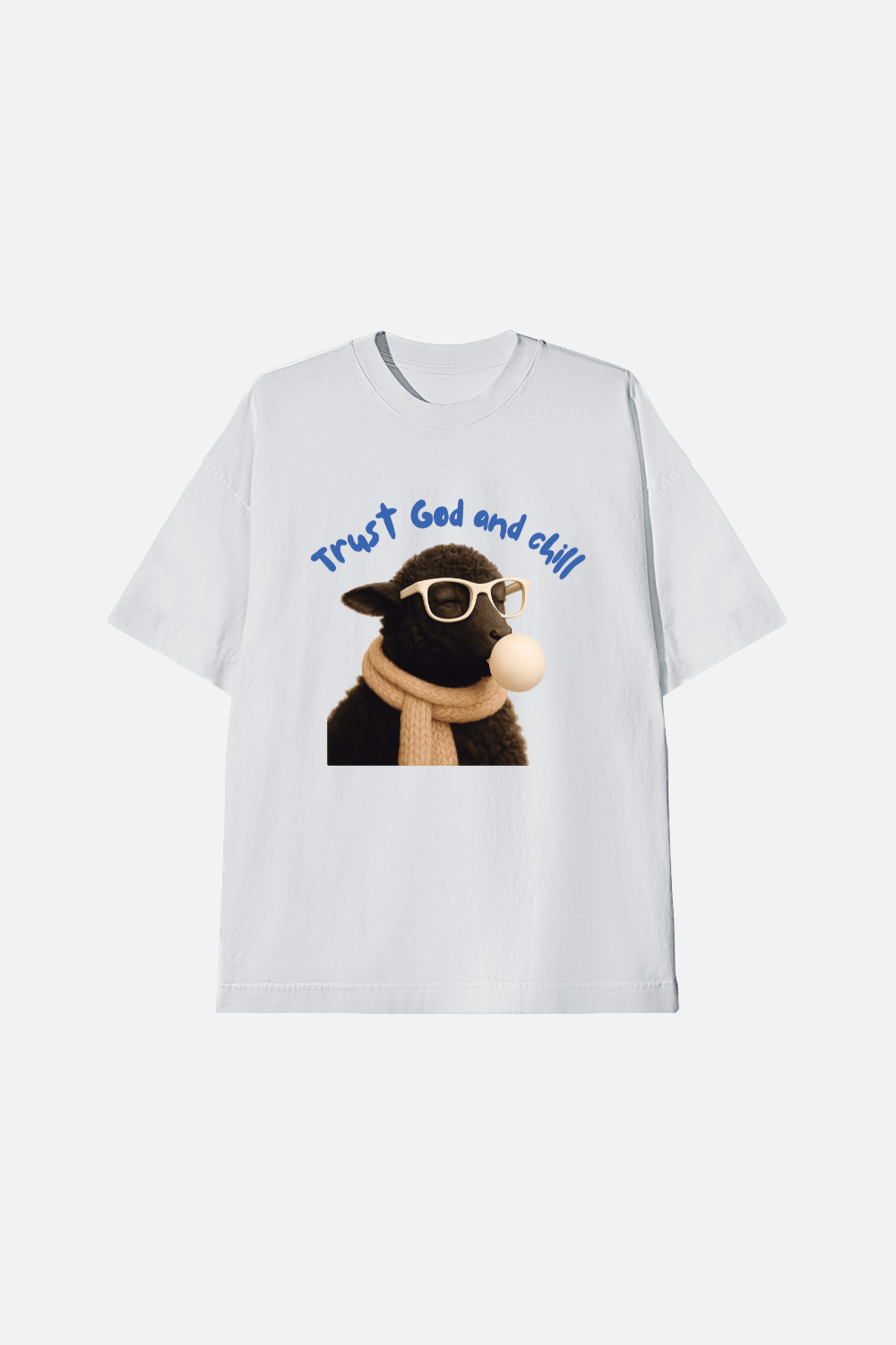 Camiseta Oversized Heavy Dois ou Mais - Trust God