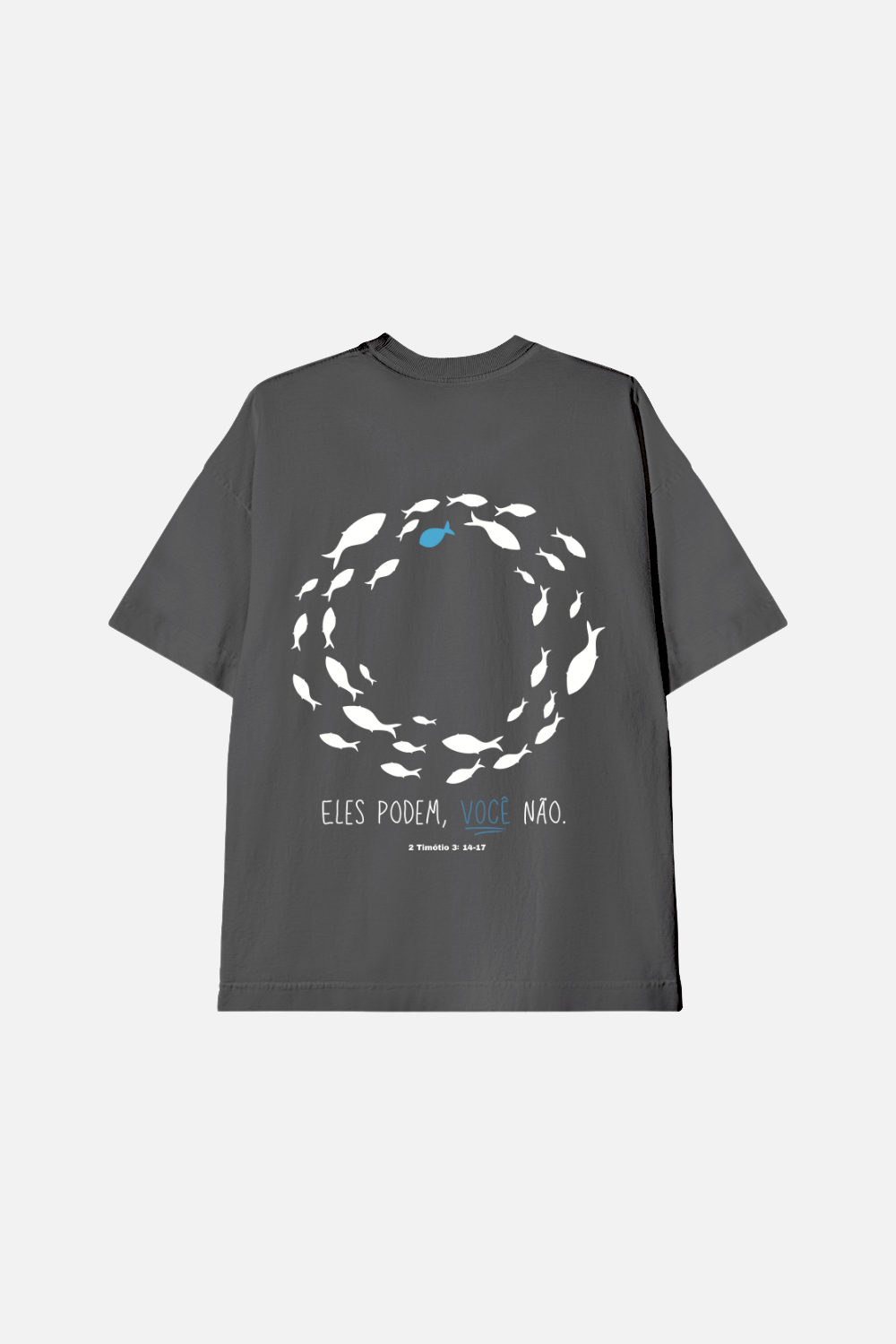 Camiseta Oversized Infantil Dois ou Mais - Eles Podem