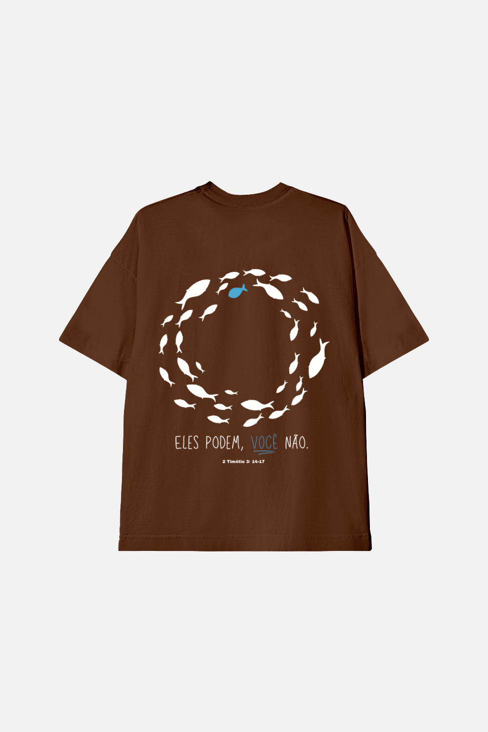 Camiseta Oversized Heavy Dois ou Mais - Eles Podem