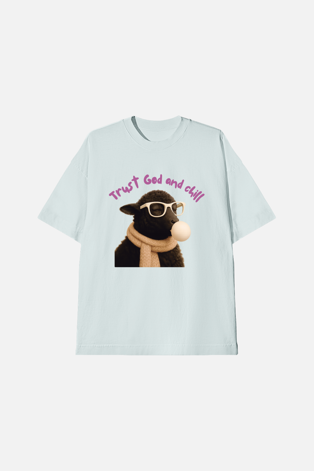 Camiseta Oversized Infantil Dois ou Mais - Trust God