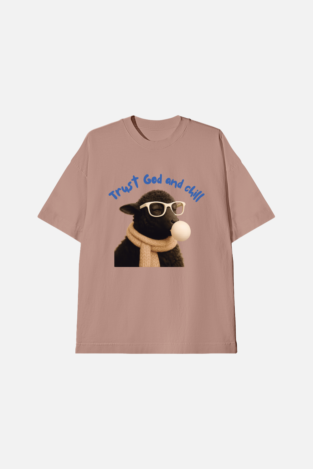 Camiseta Oversized Infantil Dois ou Mais - Trust God