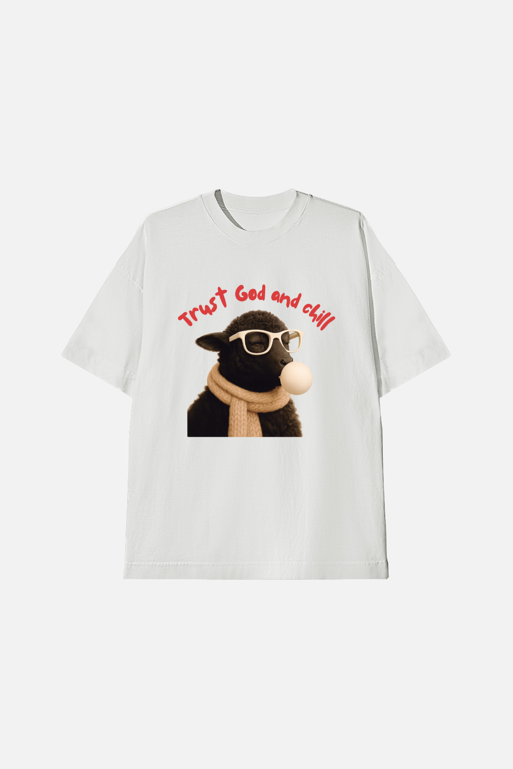 Camiseta Oversized Infantil Dois ou Mais - Trust God