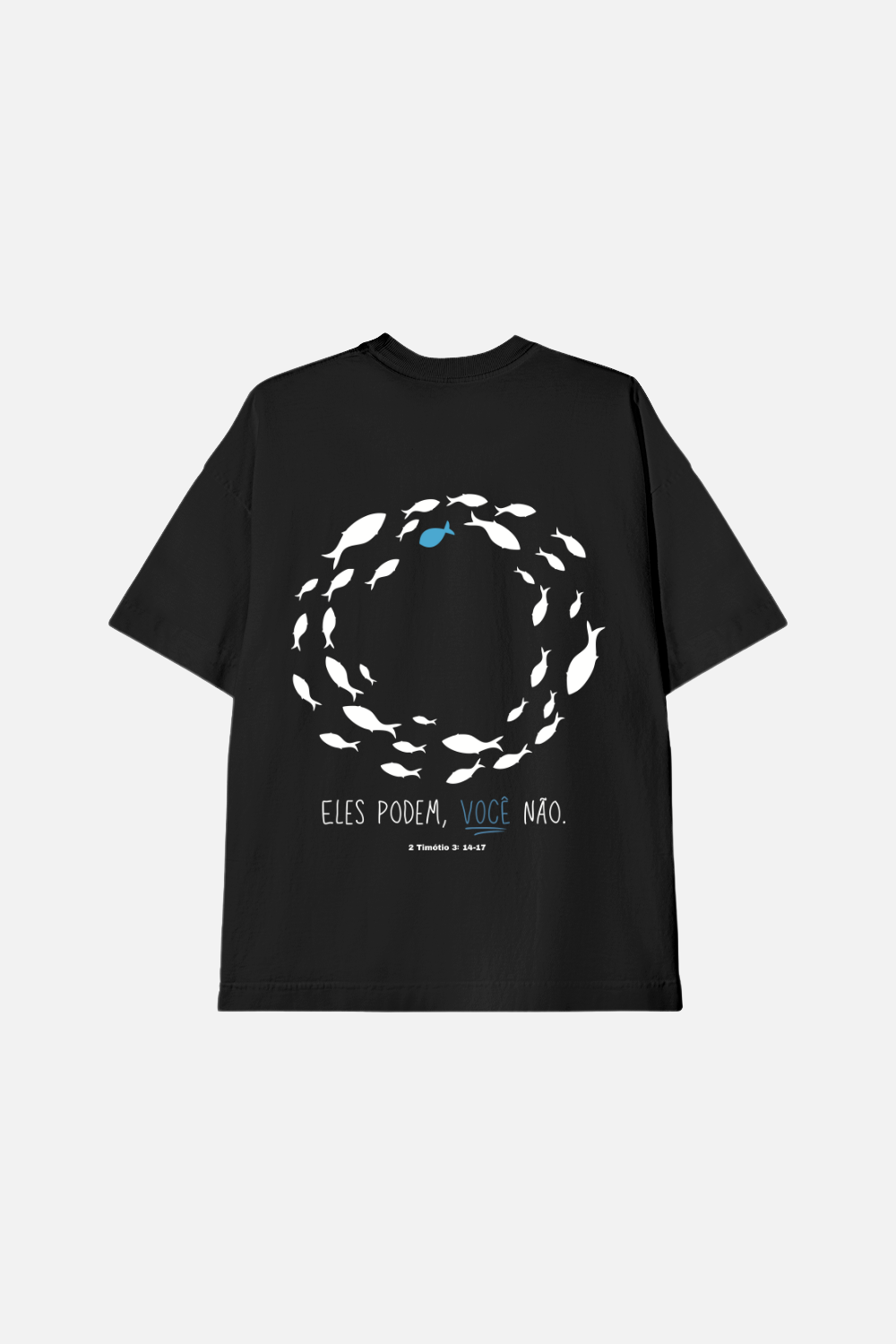 Camiseta Oversized Infantil Dois ou Mais - Eles Podem