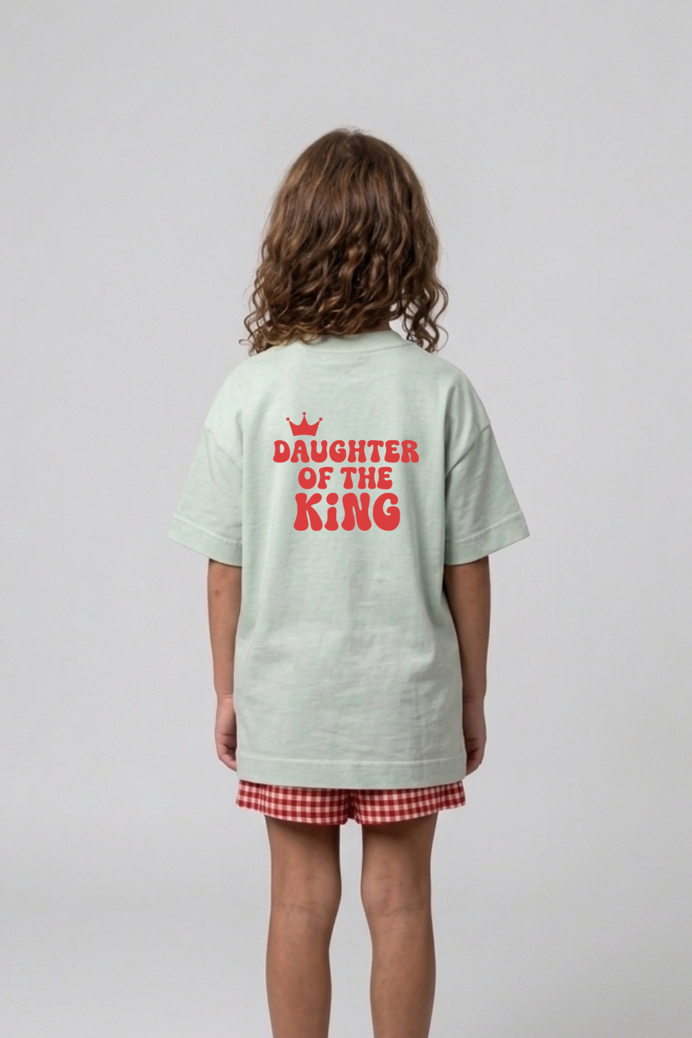 Camiseta Infantil Oversized Dois ou Mais - Daughter of the King