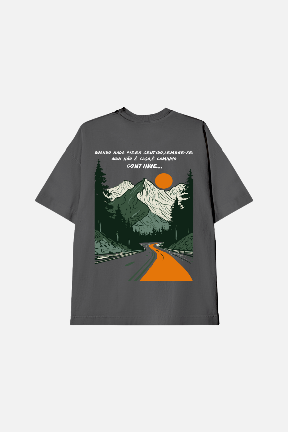 Camiseta Oversized Heavy Dois ou Mais - Caminho