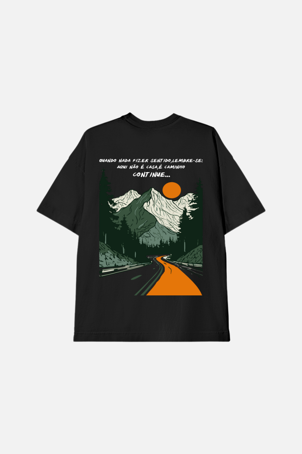 Camiseta Oversized Heavy Dois ou Mais - Caminho