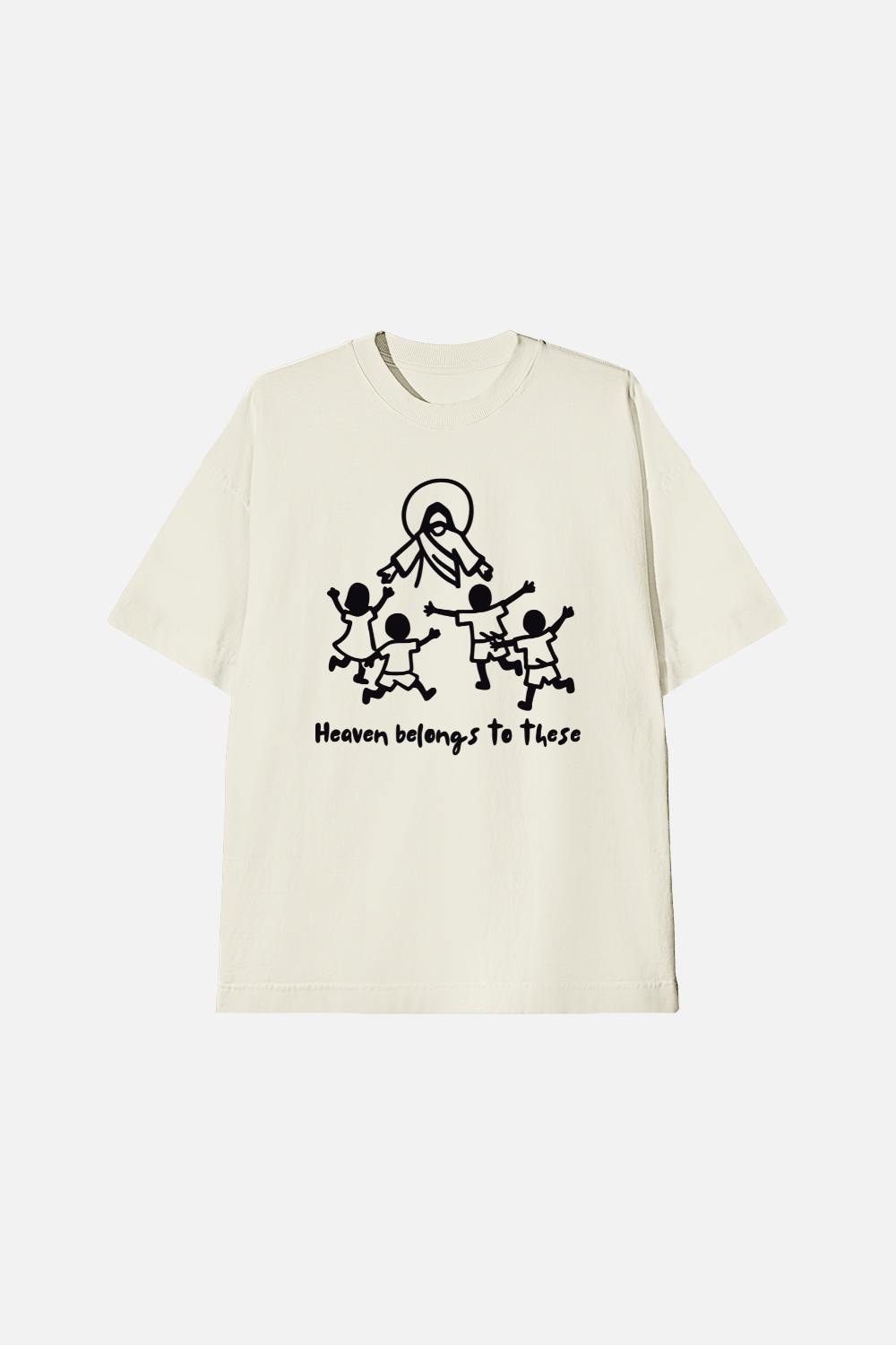 Camiseta Oversized Infantil Dois ou Mais - Heaven Belongs
