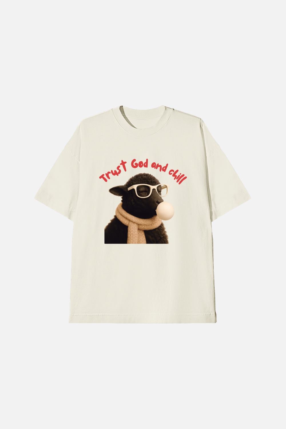 Camiseta Oversized Infantil Dois ou Mais - Trust God