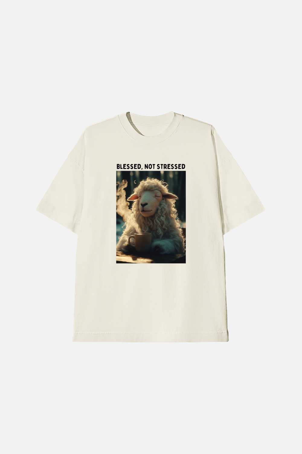 Camiseta Infantil Oversized Dois ou Mais - Blessed not Stressed