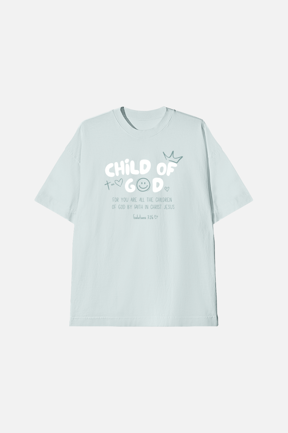 Camiseta Oversized Heavy Dois ou Mais - Child Of God