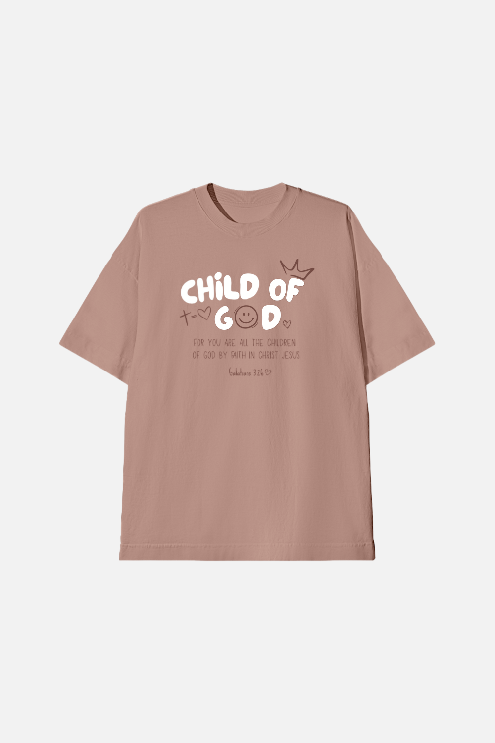 Camiseta Oversized Heavy Dois ou Mais - Child Of God